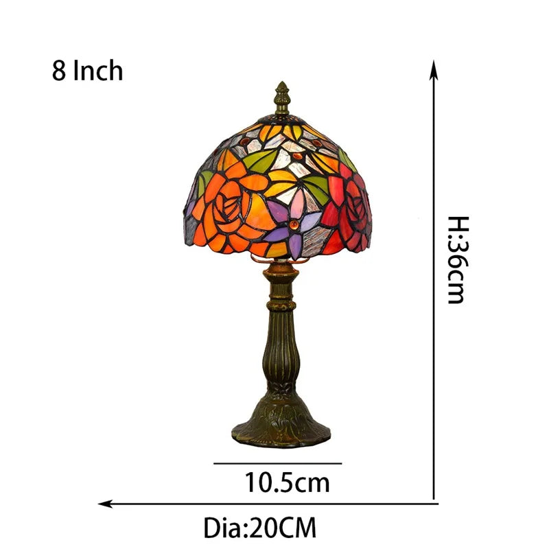 Celestine Stained Glass Lamp