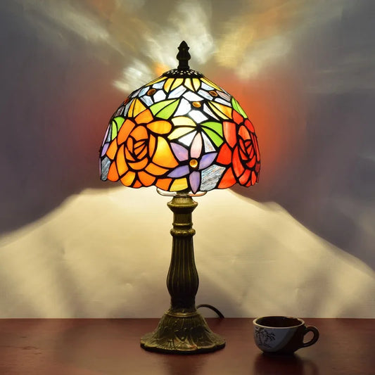 Celestine Stained Glass Lamp