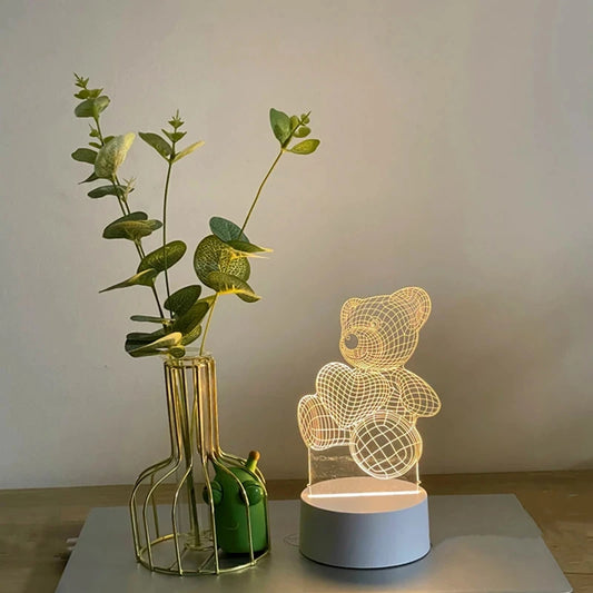3D Bear LED Table Lamp