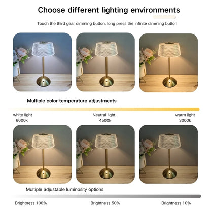 Lunelle Crystal Touch Lamp