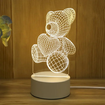 3D Bear LED Table Lamp