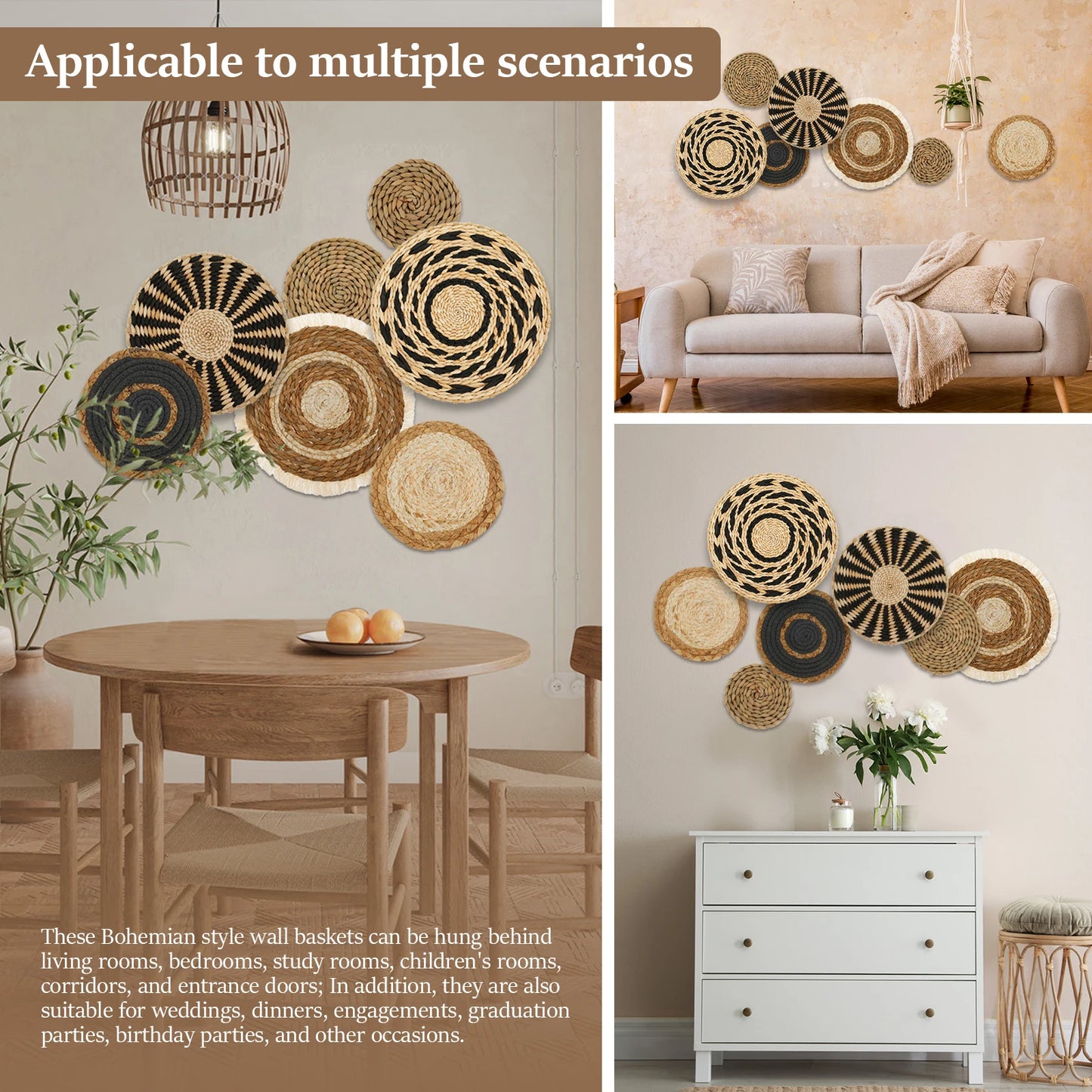 Sahara Wall Basket Set