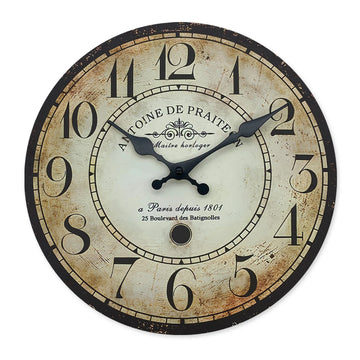 Vintage Wooden Wall Clock