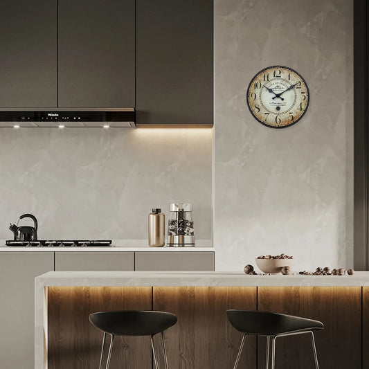 Vintage Wooden Wall Clock